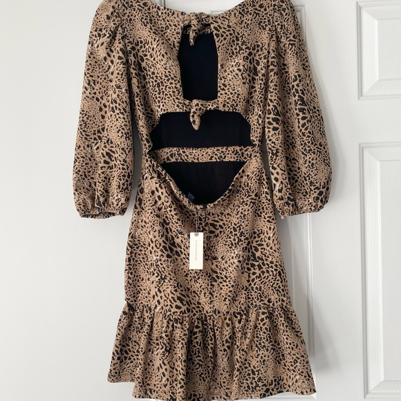 SOLD Anthropologie Maeve Textured Cut-Out Dress, Size 6 - Picture 7 of 9